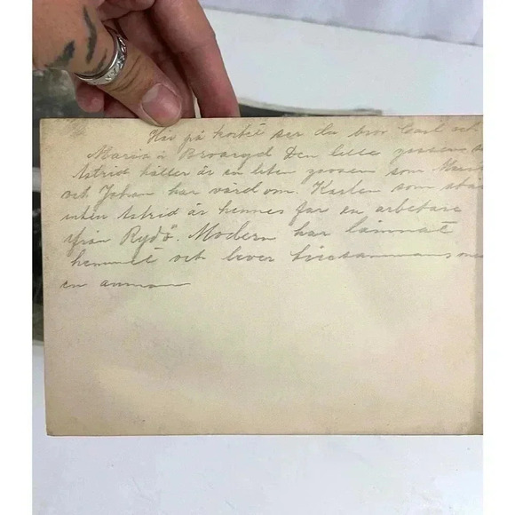 VTG Lot Family Houses Men Working Machinery Field Photograph Early 1900's - Picture 6 of 7